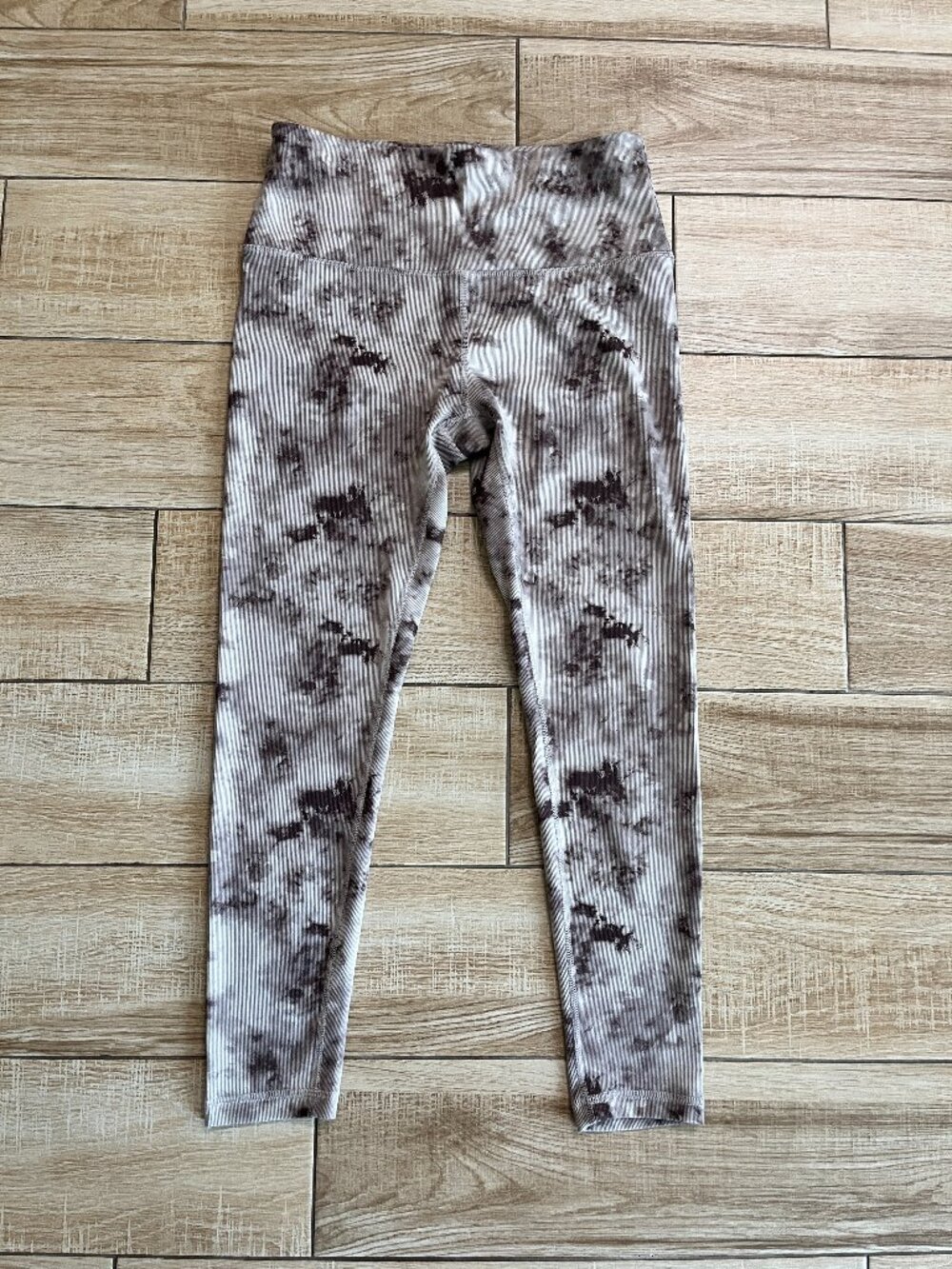 Womens Harmony Balance Brown/Tan Marbled Leggings - M